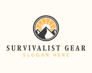 Mountain Peak Adventure logo design