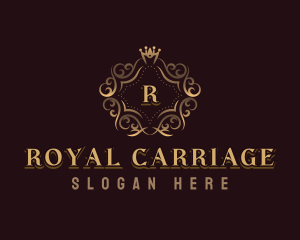 Ornamental Crown Royalty logo design