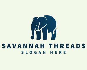 Elephant Animal Wildlife logo