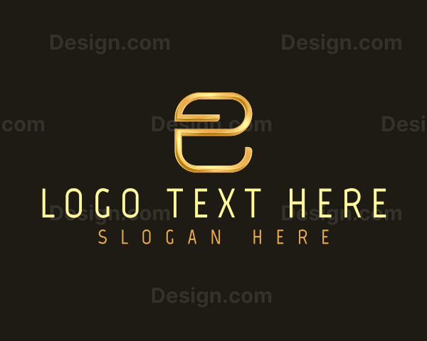 Consulting Tech Agency Letter E Logo