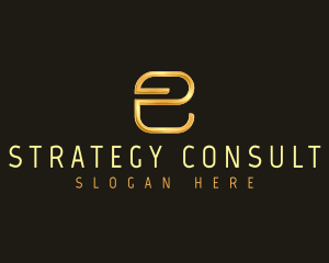 Consulting Tech Agency Letter E logo