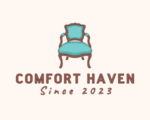 Elegant Cushion Armchair logo design