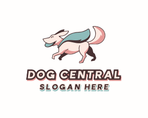 Superhero Pet Dog logo design