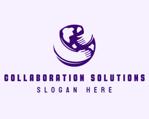 Globe Hug Care Organization logo design