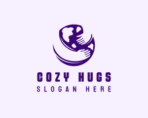 Globe Hug Care Organization logo design