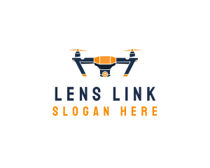 Drone Photography Lens logo design