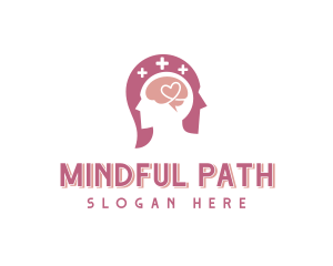 Brain Mental Health Psychology logo design