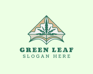 Herbal Cannabis Leaf  logo