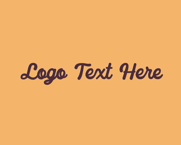 Script Pastry Text logo