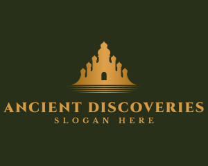 Ancient Mausoleum Structure logo design