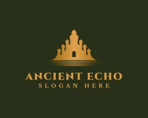 Ancient Mausoleum Structure logo design