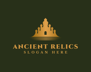 Ancient Mausoleum Structure logo design