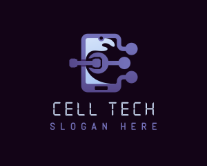 Smartphone Tech Repair logo design