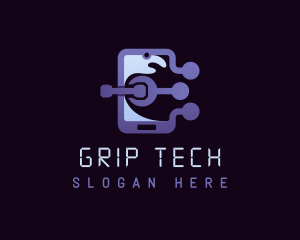 Smartphone Tech Repair logo design