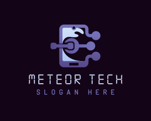 Smartphone Tech Repair logo design