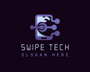 Smartphone Tech Repair logo design