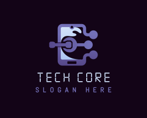 Smartphone Tech Repair logo design