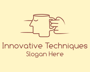 Brown Face Cup logo design