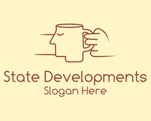 Brown Face Cup logo design