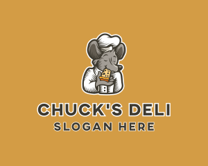 Cheese Chef Mouse  logo design