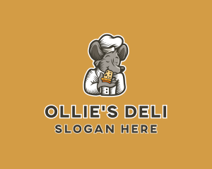 Cheese Chef Mouse  logo design