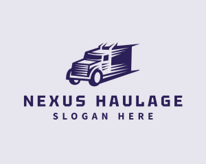 Truck Cargo Delivery logo design