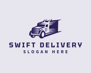 Truck Cargo Delivery logo design