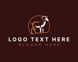 Goat Bighorn Sheep Logo