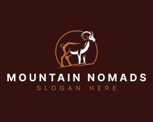 Goat Bighorn Sheep logo design