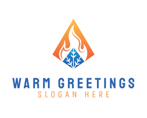 Thermal Fire Ice logo design