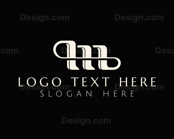 Luxury Vintage Elegant Letter M Logo