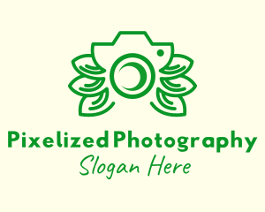 Green Leaf Camera logo design