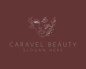 Cosmetics Feminine Beauty logo design