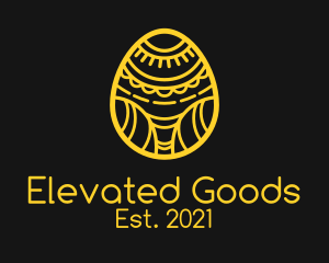 Golden Easter Egg  logo design