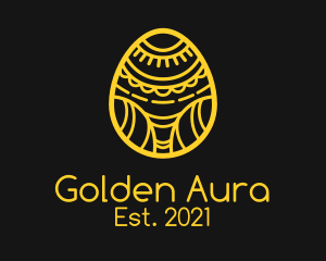 Golden Easter Egg  logo design