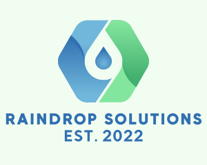 Distilled Water Droplet  logo