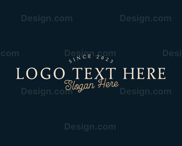 Retro Fashion Business Logo