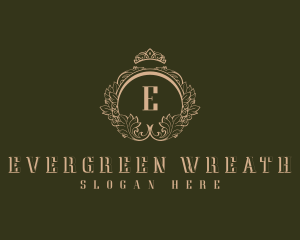 Premium Hotel Wreath logo design