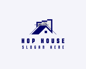 Residential House Structure Architect  logo design