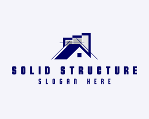 Residential House Structure Architect  logo design