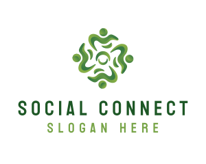 Social Community People logo