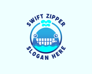 Whale Zipper Tailor logo design