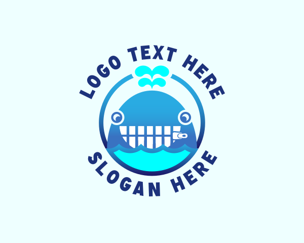 Whale logo example 3