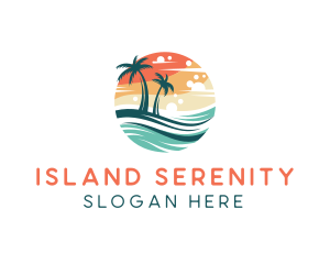 Summer Island Resort logo design