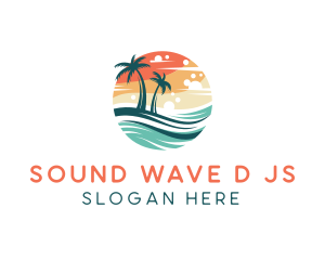 Summer Island Resort logo design