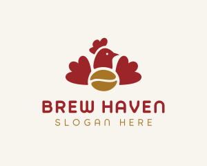 Chicken Coffee Bar logo design