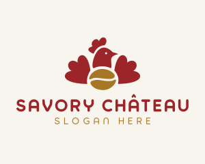 Chicken Coffee Bar logo design