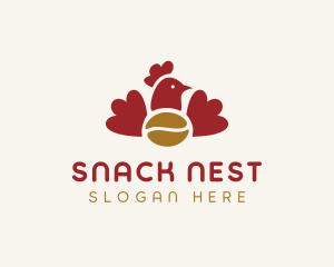 Chicken Coffee Bar logo design