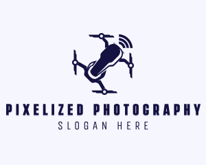 Drone Aerial Surveillance  logo design