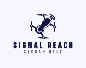 Drone Aerial Surveillance  logo design